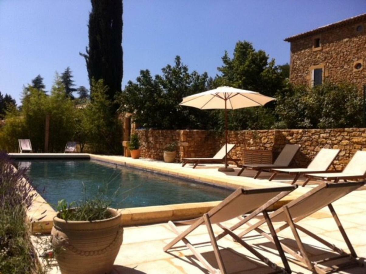 Le Mas Du Cypres, 12 Pers Et Piscine Aigaliers Exterior photo